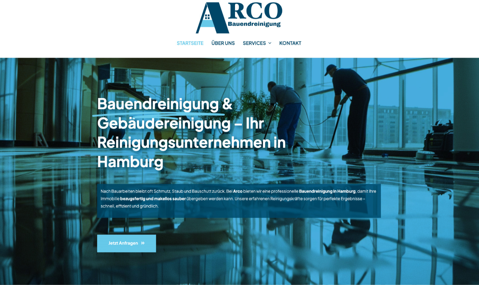 Arco - Webentwicklung (Startseite))